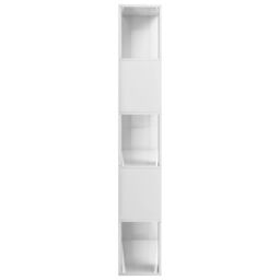 Berkfield Home Book Cabinet/Room Divider High Gloss White 80x24x159 cm Engineered Wood - Size: 80 x 24 x 159 cm - thumbnail 6