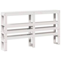 Berkfield Home Bed Frame without Mattress White 120x200 cm Solid Wood Pine - Size: Small Double - thumbnail 8