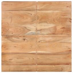 Berkfield Home Coffee Table 80x80x28 cm Solid Acacia Wood in Brown - Size: 80 x 80 x 28 cm - thumbnail 4