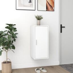 Berkfield Home Shoe Cabinet White 32x35x70 cm Engineered Wood - Size: 32 x 35 x 70 cm - thumbnail 3
