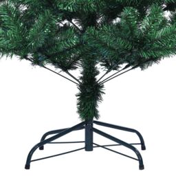 Berkfield Home Artificial Christmas Tree with Iridescent Tips Green 180 cm PVC - thumbnail 6