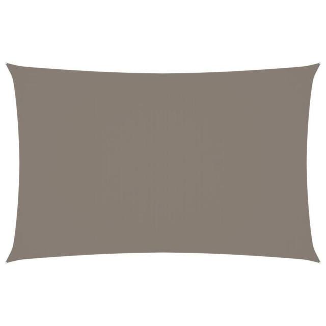 Berkfield Home Sunshade Sail Oxford Fabric Rectangular 2x5 m Taupe in Beige - image 1