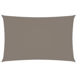 Berkfield Home Sunshade Sail Oxford Fabric Rectangular 2x5 m Taupe in Beige - thumbnail 1