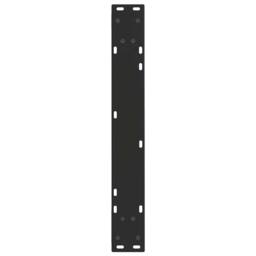 Berkfield Home Modern Dining Table Legs V-Shape 2 pcs Black 70x(72-73.3) cm Steel - thumbnail 7