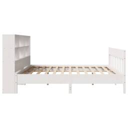 Berkfield Home Beautiful Bed Frame without Mattress White 180x200 cm Super King - thumbnail 7