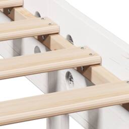 Berkfield Home Beautiful Bed Frame without Mattress White 180x200 cm Super King - thumbnail 9