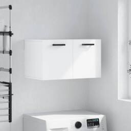 Berkfield Home Wall Cabinet White 60x36.5x35 cm Engineered Wood - thumbnail 2