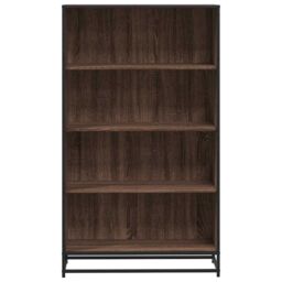 Berkfield Home Bookcase Brown Oak 80.5x35x139 cm Engineered Wood - thumbnail 4