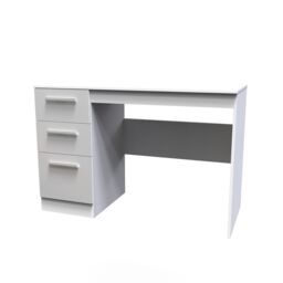 Ready Assembled 2 U Trent 3 Drawer Desk (Ready Assembled) in Mid Grey - thumbnail 3