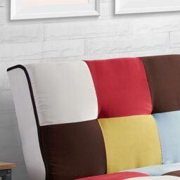 Birlea Velvet Sofa Bed Aurora 3 Seater Settee Modern Fabric - thumbnail 3