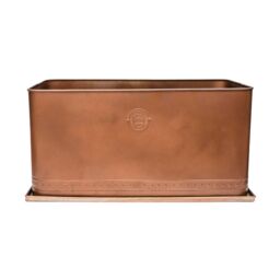 Royal Botanic Gardens Kew Kew Aged Copper Regency Outdoor Planter 62Cm - Premium Quality - 2 Other Sizes Available - 3 Year Warranty - Detachable - thumbnail 2
