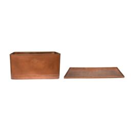 Royal Botanic Gardens Kew Kew Aged Copper Regency Outdoor Planter 62Cm - Premium Quality - 2 Other Sizes Available - 3 Year Warranty - Detachable - thumbnail 5