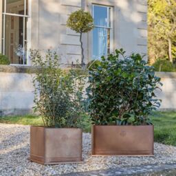 Royal Botanic Gardens Kew Kew Aged Copper Regency Outdoor Planter 62Cm - Premium Quality - 2 Other Sizes Available - 3 Year Warranty - Detachable