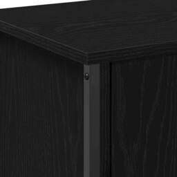 Berkfield Home Modern Black Oak TV Stand Black Oak Engineered wood 60 x 35 x 45 cm - thumbnail 9