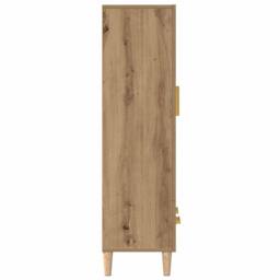 Berkfield Home Highboard Artisan Oak 70x31x115 cm Engineered Wood in Brown - Size: 70 x 31 x 115 cm - thumbnail 5