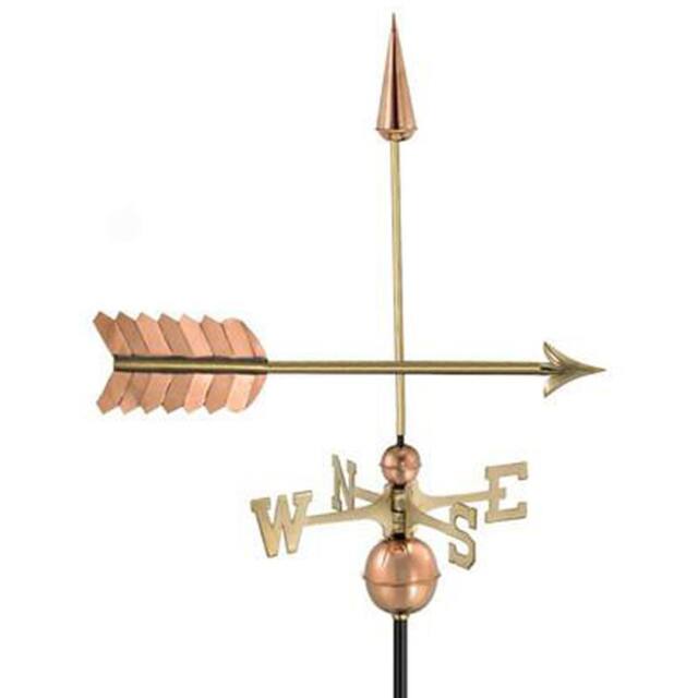 Good Directions Farmhouse Copper Arrow Weathervane - H89 x W58 x L44 cm - image 1