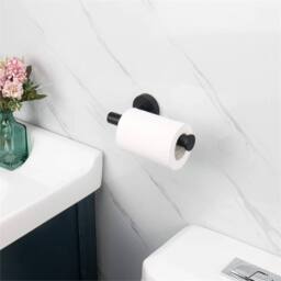 SPETLEK Steel Toilet Paper Holder Matte Black Toilet - thumbnail 5
