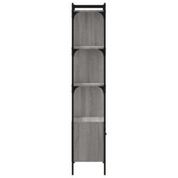 Berkfield Home Bookcase with Door Grey Sonoma 44.5x30x154.5 cm Engineered Wood - thumbnail 5