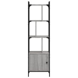 Berkfield Home Bookcase with Door Grey Sonoma 44.5x30x154.5 cm Engineered Wood - thumbnail 4