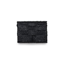 Red Hamper Black Woven Paper Rope Picnic Basket - Size: Small - thumbnail 3