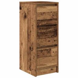 Berkfield Home Sideboard Old Wood 29.5x34x76 cm Engineered Wood in Brown - thumbnail 1