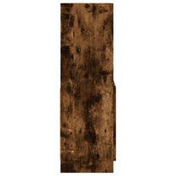 Berkfield Home Highboard Smoked Oak 63x33x100 cm Engineered Wood in Brown - Size: 63 x 33 x 100 cm - thumbnail 6