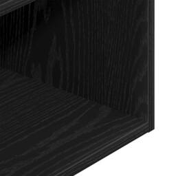 Berkfield Home Bedside Cabinet with Drawer Black Oak 35x34x66.5 cm - thumbnail 9