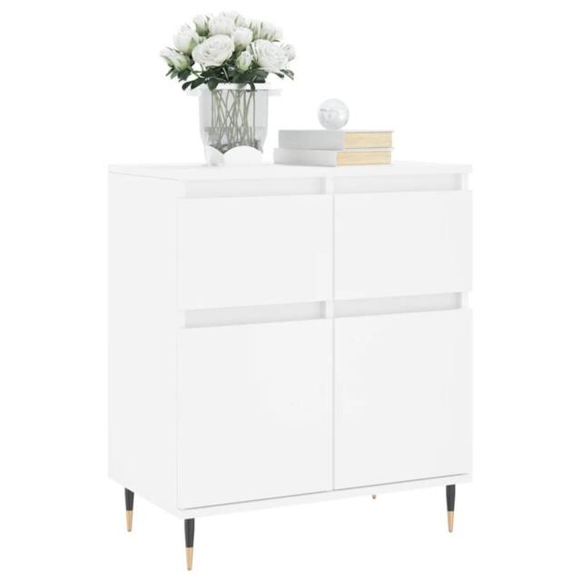 Berkfield Home Sideboard White 60x35x70 cm Engineered Wood - Size: 60 x 35 x 70 cm - image 1