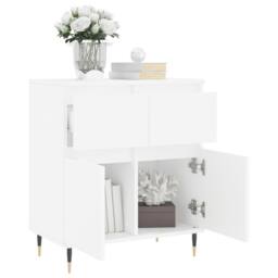 Berkfield Home Sideboard White 60x35x70 cm Engineered Wood - Size: 60 x 35 x 70 cm - thumbnail 4