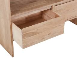 Vente-unique Solid Oak Vanity Unit - Light Natural - 110 Cm - CAVIZO in Light Oak - thumbnail 7
