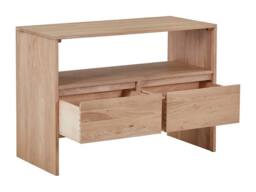 Vente-unique Solid Oak Vanity Unit - Light Natural - 110 Cm - CAVIZO in Light Oak - thumbnail 6