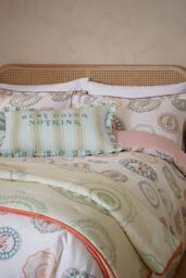 YVONNE ELLEN 'Busy Doing Nothing' Cotton Cushion - Size: 40 cm x 60 cm - thumbnail 2