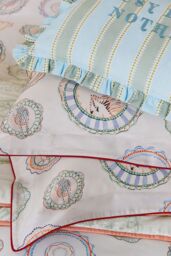 YVONNE ELLEN 'Busy Doing Nothing' Cotton Cushion - Size: 40 cm x 60 cm - thumbnail 4