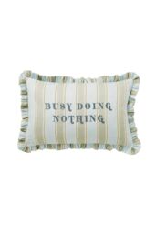 YVONNE ELLEN 'Busy Doing Nothing' Cotton Cushion - Size: 40 cm x 60 cm - thumbnail 1