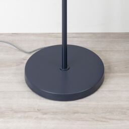 ValueLights Stassi Mushroom Dome Metal Freestanding Floor Lamp Light with LED Bulb in Navy - thumbnail 3