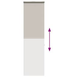 Berkfield Home Shower Roller Blind with Cassette 60x240 cm Fabric Width 56 cm in Grey - thumbnail 5