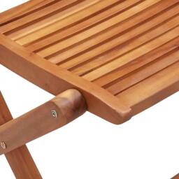 Berkfield Home Folding Garden Chairs 2 pcs Solid Wood Acacia in Brown - thumbnail 8