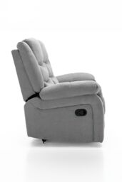 More4Homes Seattle Manual Fabric Recliner 2 Seater Sofa in Grey - thumbnail 5
