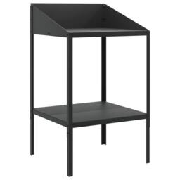 Berkfield Home Plant Stand Anthracite 56.5x54.5x100 cm Galvanised Steel in Dark Grey - thumbnail 3