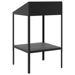 Berkfield Home Plant Stand Anthracite 56.5x54.5x100 cm Galvanised Steel in Dark Grey - thumbnail 5