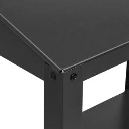 Berkfield Home Plant Stand Anthracite 56.5x54.5x100 cm Galvanised Steel in Dark Grey - thumbnail 6
