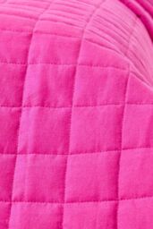 Homescapes Cotton Quilted Reversible Bedspread in Pink - Size: Single - thumbnail 3