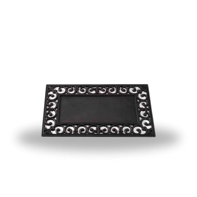 Marco Paul Black Rubber Door Mat Frame - Size: 45 cm x 75 cm - image 1