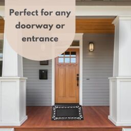 Marco Paul Black Rubber Door Mat Frame - Size: 45 cm x 75 cm - thumbnail 5