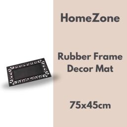 Marco Paul Black Rubber Door Mat Frame - Size: 45 cm x 75 cm - thumbnail 3