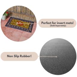 Marco Paul Black Rubber Door Mat Frame - Size: 45 cm x 75 cm - thumbnail 6