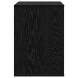 Berkfield Home Modern Corner Chest of Drawers Black Oak 60x41x58 cm Engineered Wood - Size: 60 x 41 x 58 cm - thumbnail 7