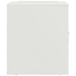 Berkfield Home Stylish Bedside Cabinets 2 pcs White 34.5x39x44 cm Steel - thumbnail 8