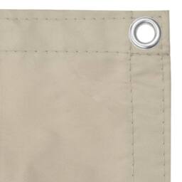 Berkfield Home Balcony Screen Beige 75x300 cm Oxford Fabric - thumbnail 2