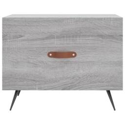 Berkfield Home Coffee Tables 2 pcs Grey Sonoma 50x50x40 cm Engineered Wood - Size: 50 x 50 x 40 cm - thumbnail 6